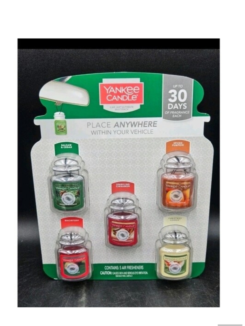 Yankee Candle Holiday Car Jar Ultimate Multipack Air Freshener Assorted Scents